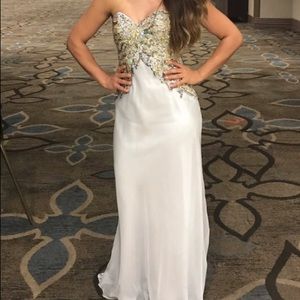 Gorgeous Beaded Evening Gown- Worn Once!